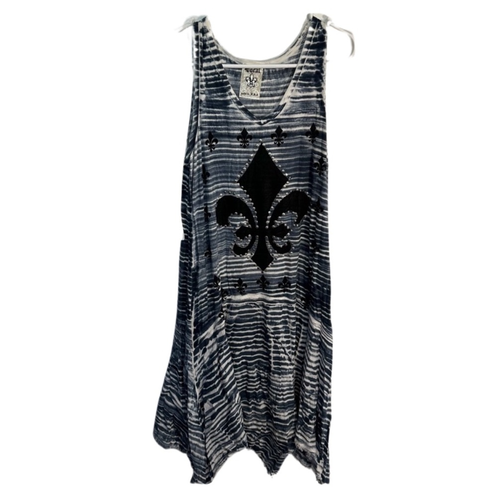 💜 Vocal striped tank dress Y2K